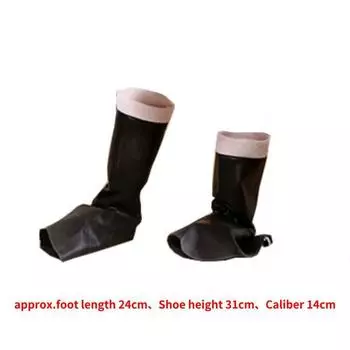 Boy Claus Santa Cosplay Costume Christmas Party Outfit Role Playing Girl Dress Boot Cover,One Piece