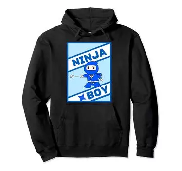 BOY Shuriken Ninja Parka Ninja-kun “NINJA - SHURIKEN!” ” чёрный