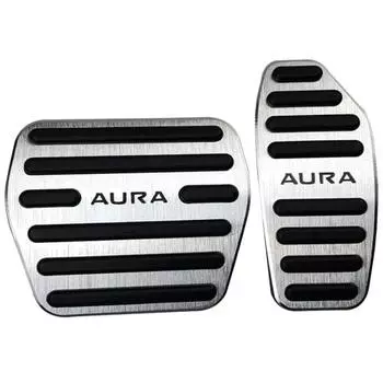 BOYOUS Nissan Note New Aura E13 Series Эксклюзивный дизайн Высококачественная алюминиевая накладка на педаль акселератора Накладка на педаль тормоза Оригинальная замена Дизайн Eas