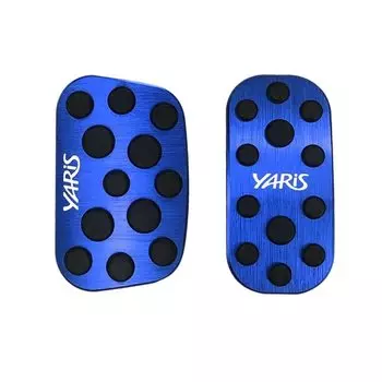 BOYOUS Новый Yaris Yaris Cross 10 Серии Алюминиевая Педаль Газа Тормоза Накладка Не Требуются Инструменты Резиновая Накладка YARIS CROSS Кастомные Детали для Тюнинга синий