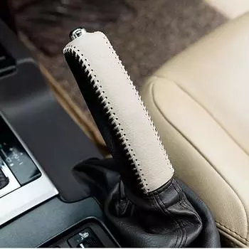 BOYOUS Toyota Land Cruiser Prado 150 Series Late Чехол для ручного тормоза из натуральной кожи Чехол для ключа Чехол для ключа Интерьер ручного тормоза на заказ