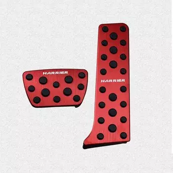 BOYOUS устанавливается после Toyota New Model Harrier 80 Series. Эксклюзивно разработанная алюминиевая педаль. Не требуются инструменты. Крышка акселератора тормоза HARRIER. красный