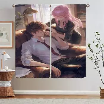 Мальчики и девочки роскошные шторы для гостиной для камеры дешевые вещи с бесплатной доставкой для дома кудри жалюзи затемняющие шторы W50xH70cmx2pcs-CL