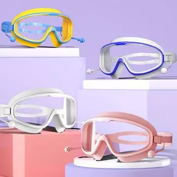 Boys Girls Pool Goggles Beach Swimming Goggles for Kids Toddler 3-15, Anti Fog No Leak Clear Swim Goggles