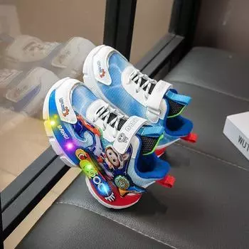 Boys Labubu Breathable Mesh Running Shoes Autumn Children s Soft-soled Anti-slip Sports Shoes 25