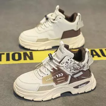 Boys Martin Boots 2025 Autumn and Winter Middle and Older Children s Tooling Waterproof Short Boots Boys High Top Yellow Boots Student Tide Shoes 32 жёлтый