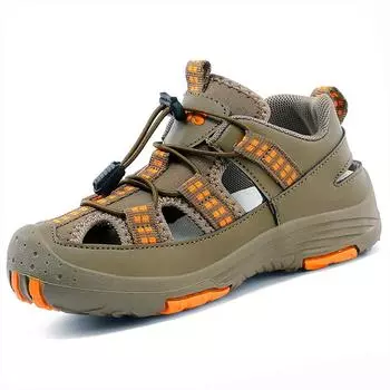 Boys Outdoor SandalsChildren Breathable Summer School Sports Shoes New Children s Soft Non-slip Beach Sandals Size 30-39 33