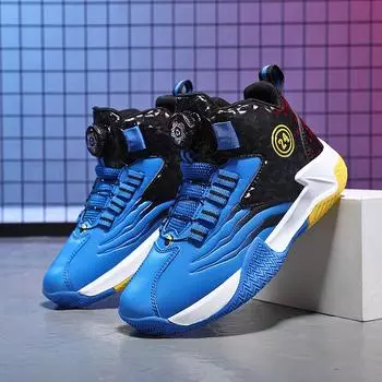 Boys running shoes 2025 new trend breathable sports basketball shoes waterproof surface casual running shoes 31