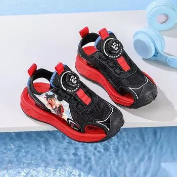 Boys sandals Summer new soft soles non-slip children s water shoes boys sports beach shoes Size 29,Foot Length:18cm чёрный