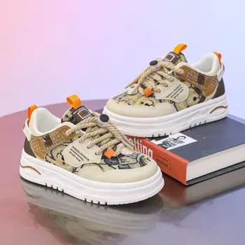 Boys Shoes Children S Mesh Breathable Board Shoes Medium And Older Boys Soft-Soled Sneakers 32