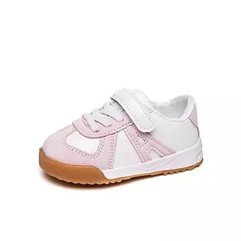 Boys White Shoes Spring and Autumn New Children s Sneakers Baby Girls Soft Bottom Hook & Loop Versatile Assorted Fashion Shoes 15 синий