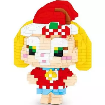 BOYU Santa Hat Rabbit Nanoblock 7571от, разные цвета, популярные корейские игрушки