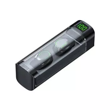 BQ60 выдвижная беспроводная BT-гарнитура с низким энергопотреблением, прозрачная кабина, HD Talk, ACS, панорамный звук Hi-Fi чёрный