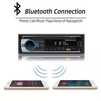 BQCC Автомобильный Радиоприемник 1 Din MP3-плеер Цифровой Bluetooth Автомобильный Стереоплеер FM Радио Стерео Аудио Музыка USB С Управлением На Руле