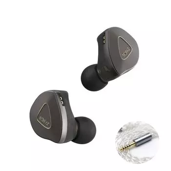 BQEYZ Beebird Hummingbird TOPAZ Тип Наушники Проводной Тип Монитор Shell IEM 2pin Бас Наушники HiFi Ear-Hook Внутриканальные Hi-Fi 1DD+9Piezo CNC+Resin (4.4mm