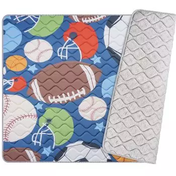 BQKOZFIN Playmat детский коврик 127x127x очень толстый 2 см складной протестированный на безопасность большой детский игровой коврик детский игровой коврик звукоизоляция водонепроницаемый безопасность