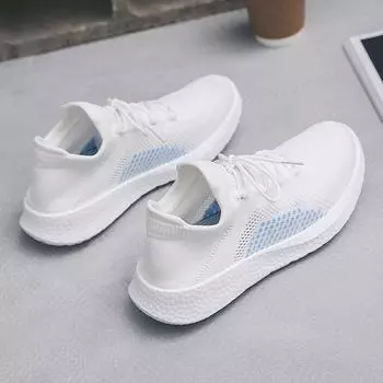 Br001-1 Новая сетчатая обувь, мужская весенне-летняя летная тканая обувь для отдыха, повышенные кроссовки, универсальная мужская обувь, туфли с кокосом 39