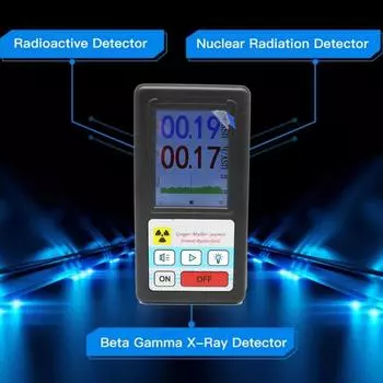 BR-6 счетчик Гейгера детектор ядерного излучения персональный дозиметр рентгеновский бета-гамма детектор ЖК-дисплей радиоактивный тестер мраморный инструмент чёрный