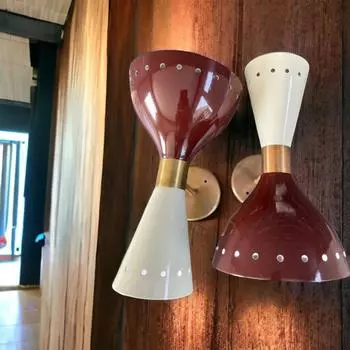 Бра Diablo, латунный антикварный светильник для туалетного столика в ванной или любого настенного декора в комнате, современный итальянский стиль середины века