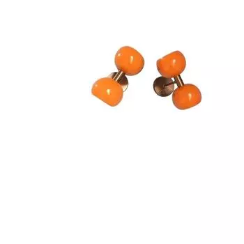 Бра Diabolo Пара современных итальянских настенных светильников Оранжевые настенные светильники