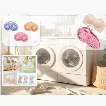 Bra Washing Bag Silicone Bra Laundry Bag Women Portable Cleaning Silicone Lingerie Bag for Panties Ties Clothes Underwear Towel жёлтый