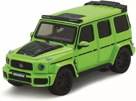 Brabus Alien Green Scale Completed Mini Car 660501001 [Почти настоящий] G-Class Mercedes-AMG G63-2020- 1/64 зелёный