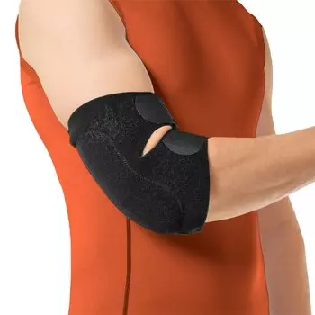 BraceAbility Elbow Brace эластичная спортивная защита локтя накладка компрессионный бандаж поддержка рука артрит тендинит черный BR549 один размер