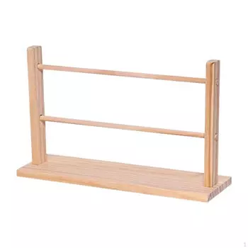 Bracelet And Watch Display Stand, Commercial Use, Wooden, Dorm, Multi-Tier Jewelry Organizer for 2 Layer