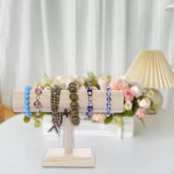 Bracelet Organizer Jewelry Rustic Display Stand Storage Rack for Bangles Hair Ties