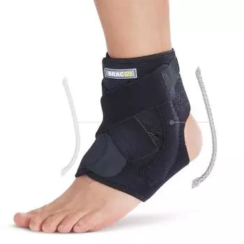 Bracoo FP30 Ankle Supporter with Stabilizer L/XL… (L/XL)