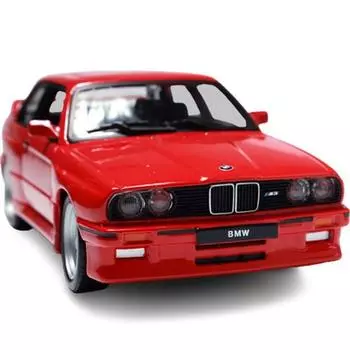 Браго 1:24 BMW M3 1988 Игрушка, Красный, популярные корейские игрушки, популярные корейские игрушки