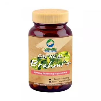 Брахми Плюс (90 кап), Brahmi+, Organic Wellness