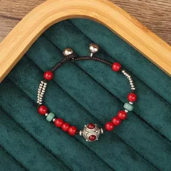 Braided Bohemian Bracelet Colorful Vintage Beaded Bracelet Fashion Tibetan-style Bracelet Jewelry Style 14