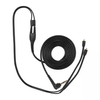 Braided Headphone Wire Fit for se215 se425 se535 se846 ue900(Black without Microphone)