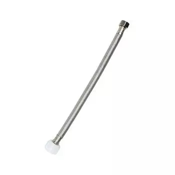 Braided Stainless Steel Toilet Hose 3/8inch to 1/2inch Toilet Water Connectors Hose Flexible Toilet Connector Enduring A