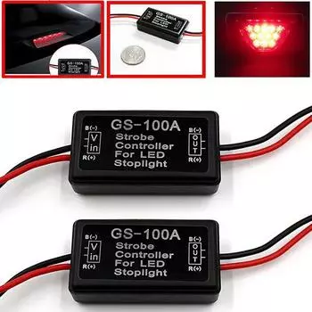 Brake Light Controller Tail Light Controller 12-24V LED Tail Light Flasher Controller High Brake Controller Ensure Vehicle Safe CZECH REPUBLIC