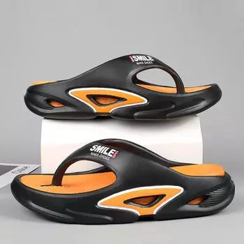 Brand Men s Flip Flops Outdoor Indoor Slippers Comfortable Soft Men Beach Sandals Non-slip Home Men Women Slippers Flip Flops 36-37