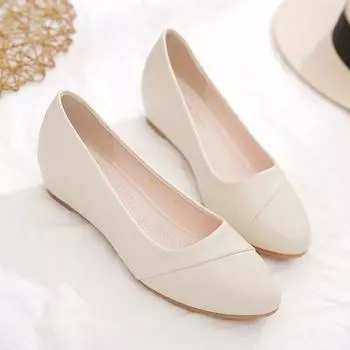 Brand Mom Single Shoes Women s Shallow Mouth Soft Bottom Nurse Bean Shoes Anti slip Women s Comfortable Pregnant Women s Shoes W 35 чёрный