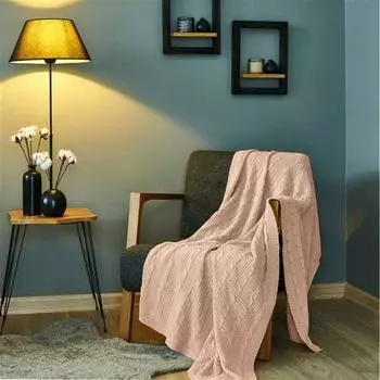 BrandHome Трикотаж Одеяло Бежевое 130х170 см