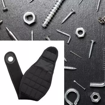 Браслет электрика для удержания винтов на запястье держатель инструмента гвозди и папы кто Black