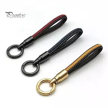 Браслет Автомобильный брелок Роскошный искусственная кожа Мужчины Женщины Унисекс Портативные анти-потерянные аксессуары Ремешок на запястье Ремешок для ключей от автомобиля Ежедневное использование синий