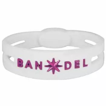 Браслет Bandel metal x L белый x розовый (белый розовый)
