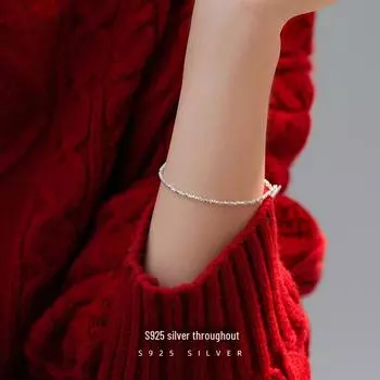 Браслет Banyan Tree S925 Silver OT с пряжкой: Элегантный, многоярусный дизайн для женщин. BRS370 серебряный