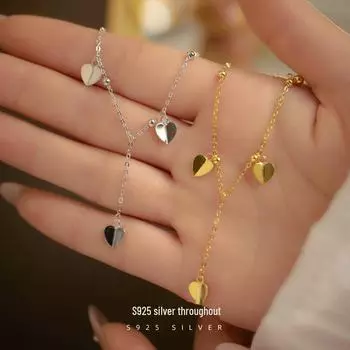 Браслет Banyan Tree S925 Silver Tassel Love - модные женские украшения, летний тренд 2024 года BRS388 белого золота