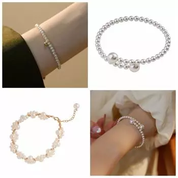 Браслет Bean Cat Paw с имитацией жемчуга в корейском стиле, рождественские подарки a