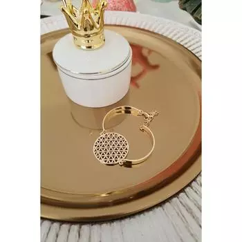 Браслет-браслет с моделью «Цветок жизни» из циркона