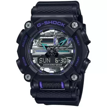 Браслет Casio - G-Shock - GA-900AS-1ADR, черный, Браслет, черный, 52,849,516,9 мм, чёрный
