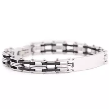 Браслет-цепочка для велосипеда, новый мужской простой модный браслет из титановой стали