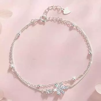 Браслет Cherry Blossom женский S925 стерлингового серебра светлый роскошный браслет Minority Design ювелирные изделия для рук