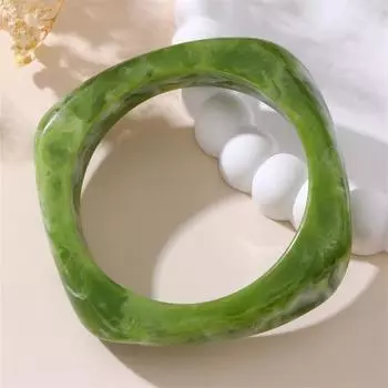 Браслет цвета дофамина желе широкий дизайн меньшинства геометрический нерегулярный браслет для девочек кофейный